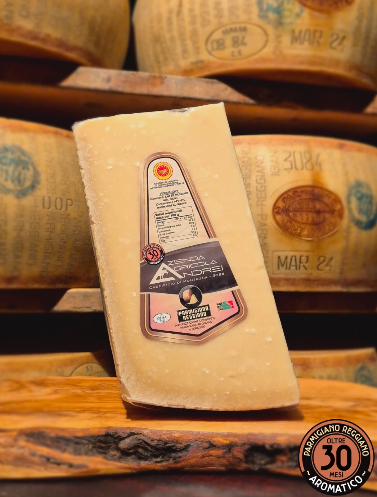 Parmigiano Reggiano di montagna 30 mesi - 500 g