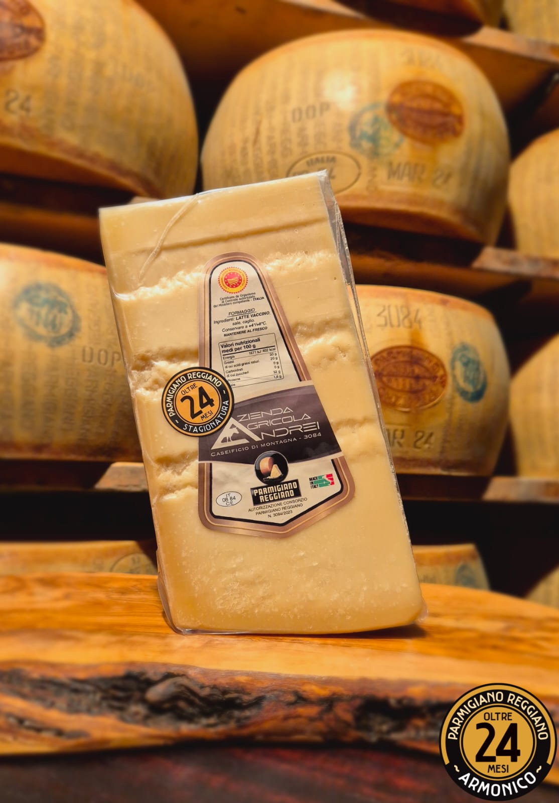 Parmigiano Reggiano di montagna 24 mesi - 500 g